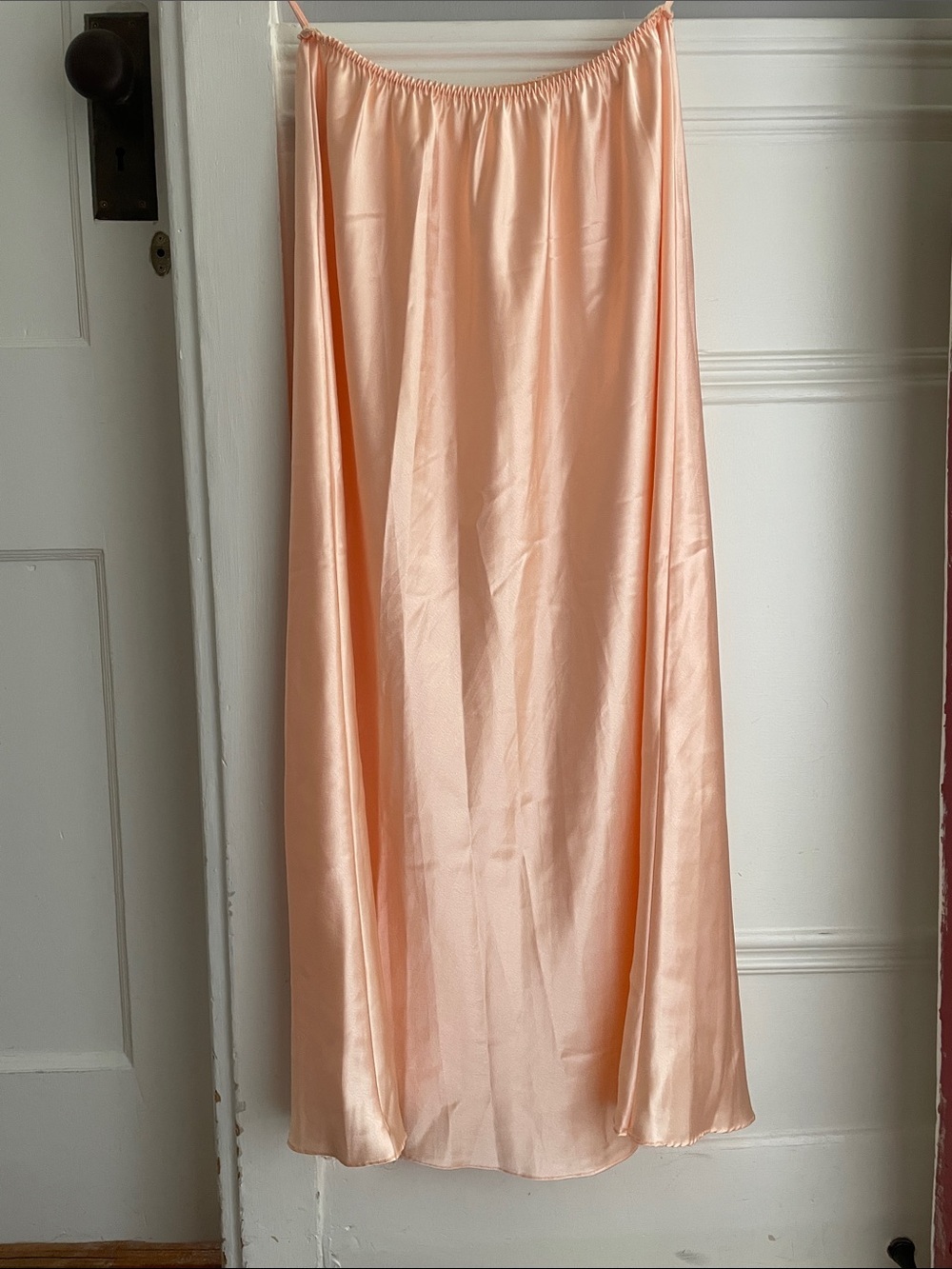 Vintage Jessica Satin Slip skirt-S/M